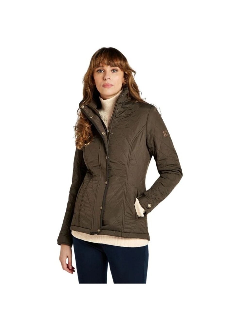 Dubarry of Ireland Women's Camlodge Quilted Jacket UK 10 US 6 Olive Green